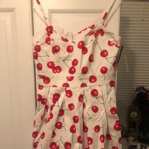Marilyn Monroe mini cherry dress